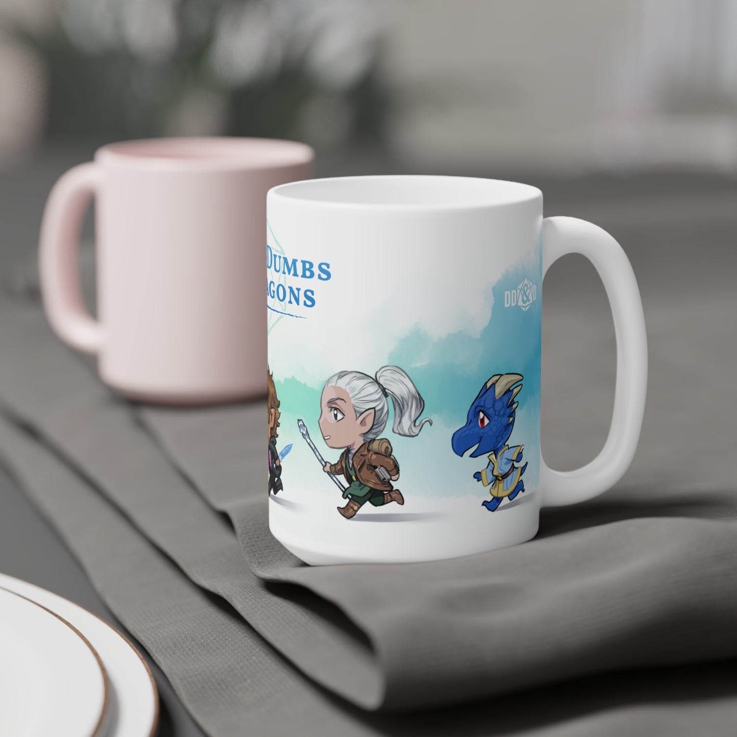 Dumb-Dumbs & Dragons: Chibi Mugs