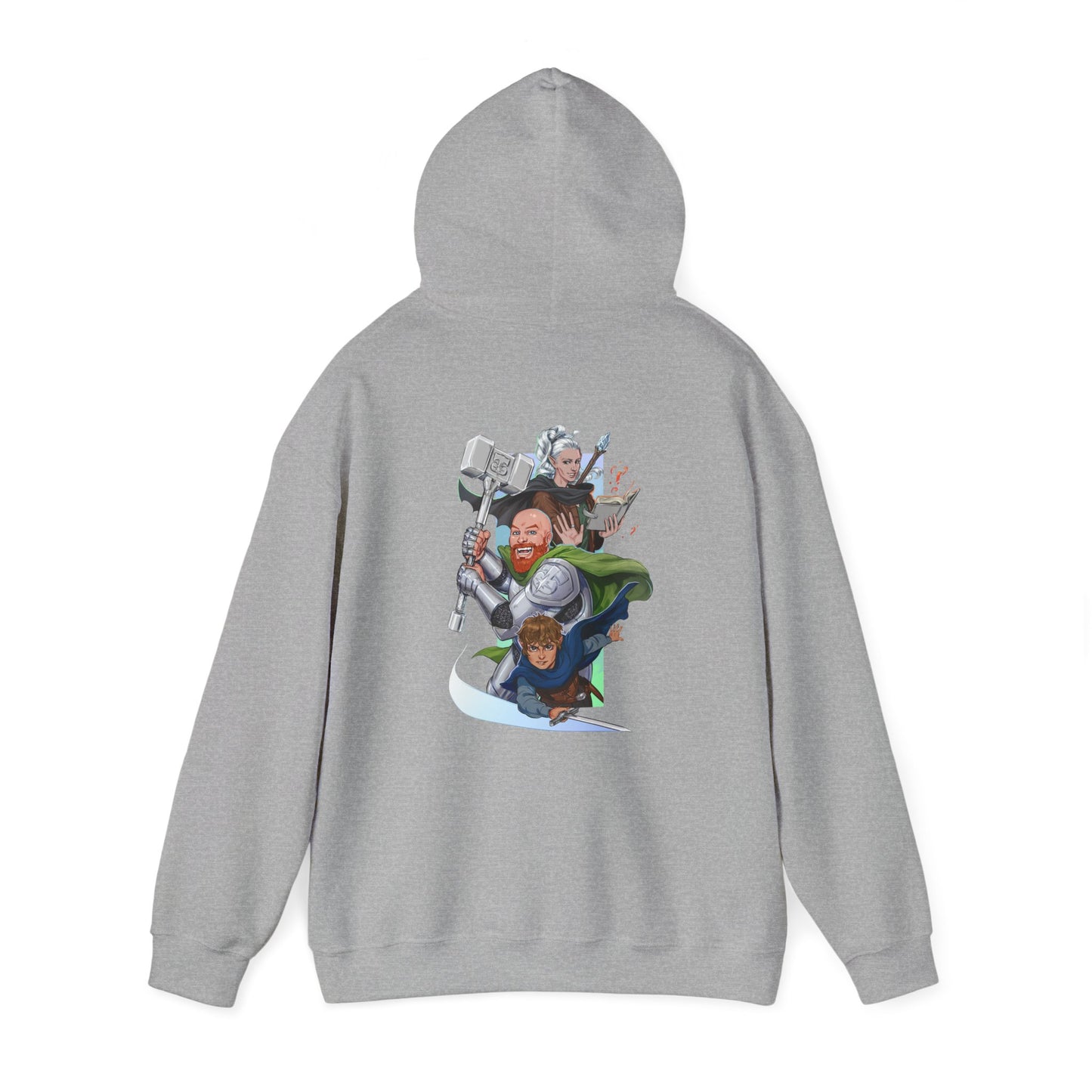 Dumb-Dumbs & Dragons: Logo & Original Trio Hoodie