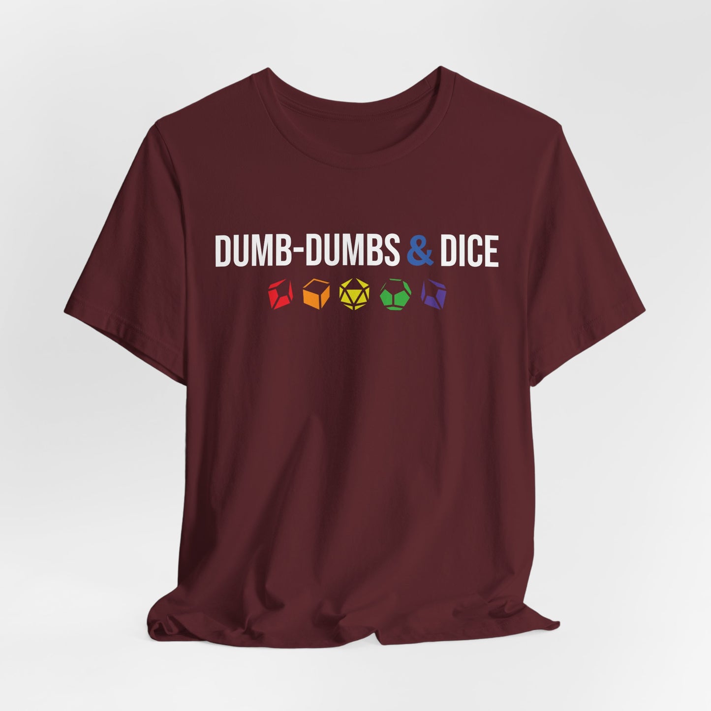 Dumb-Dumbs & Dice Company Logo Pride Tee