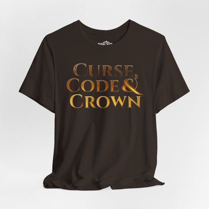 Curse, Code & Crown: Logo Tee