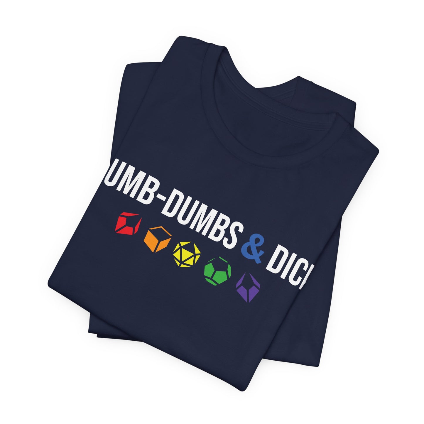 Dumb-Dumbs & Dice Company Logo Pride Tee