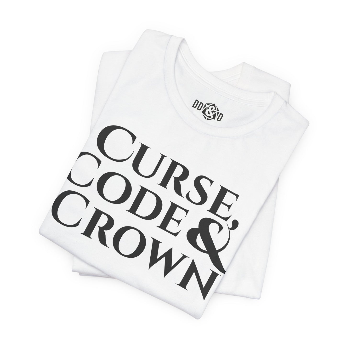 Curse, Code & Crown: Logo Tee