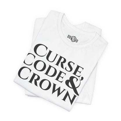 Curse, Code & Crown: Logo Tee