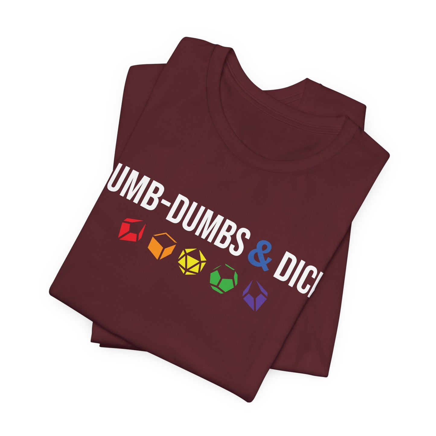 Dumb-Dumbs & Dice Company Logo Pride Tee