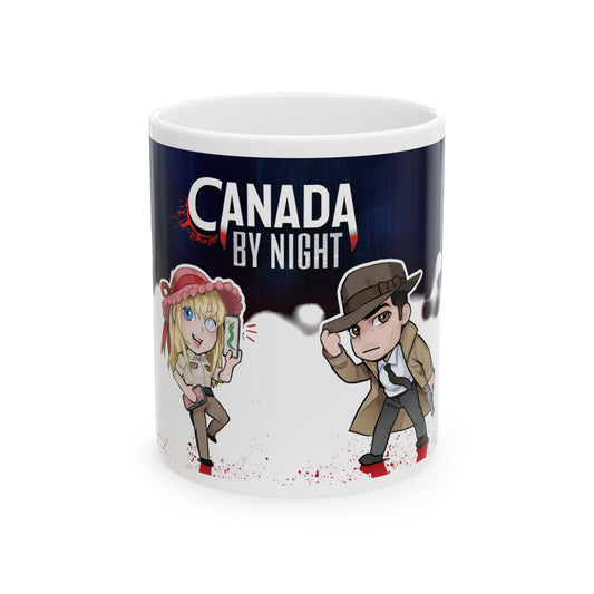 Canada by Night: Chibi Mugs