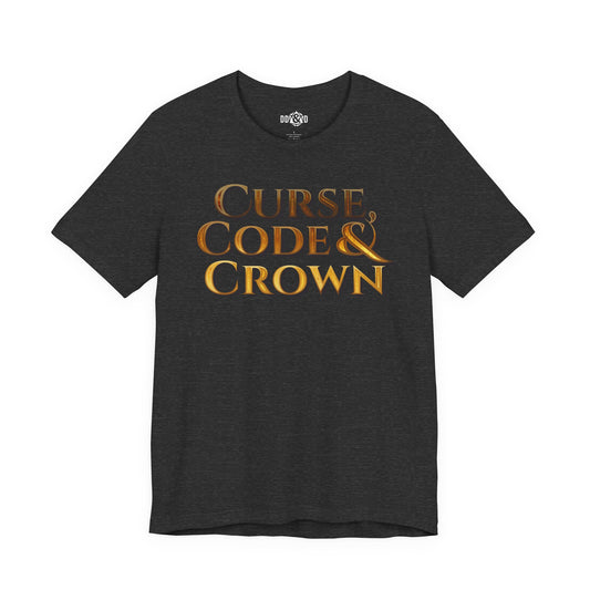 Curse, Code & Crown: Logo Tee