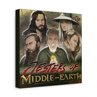 Jesters of Middle-earth Logo Canvas Print