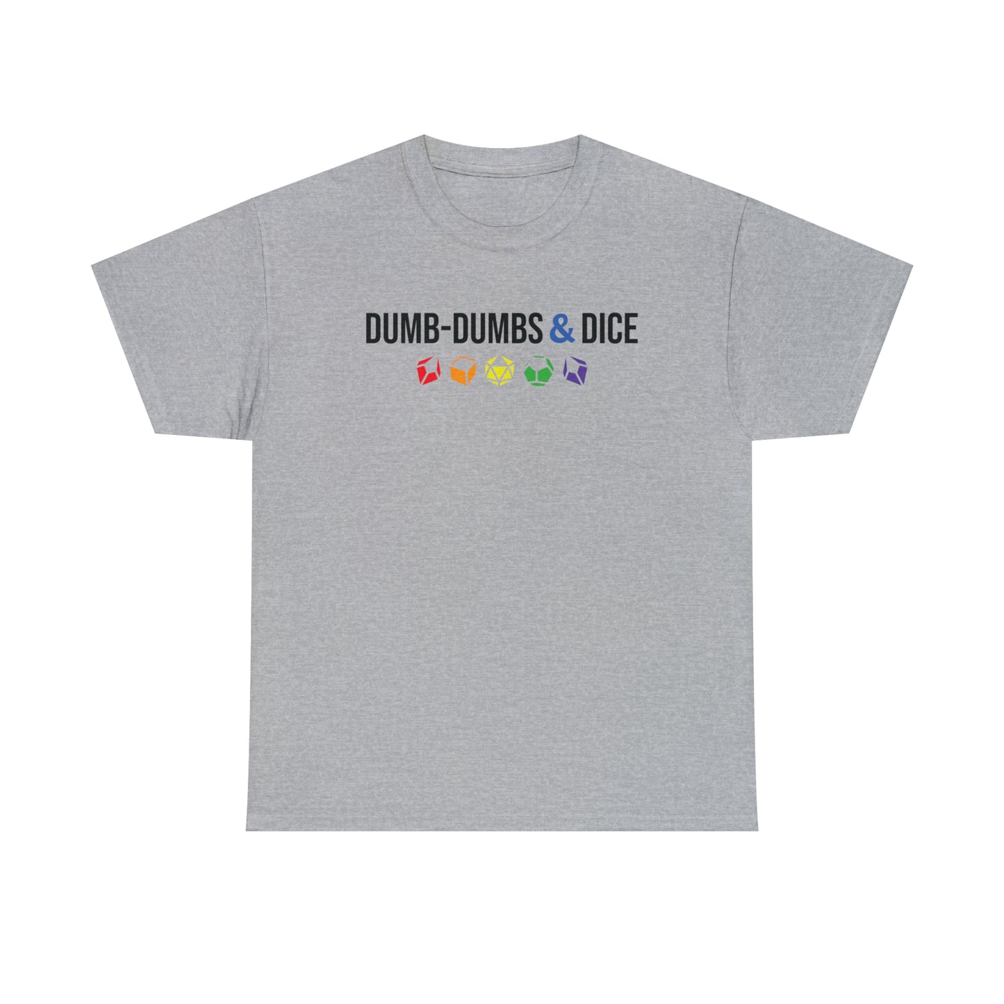 Dumb-Dumbs & Dice Logo and Dice Pride Tee