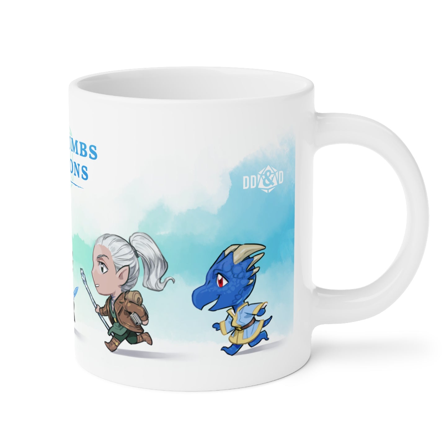 Dumb-Dumbs & Dragons: Chibi BIG Mugs (15oz & 20oz)