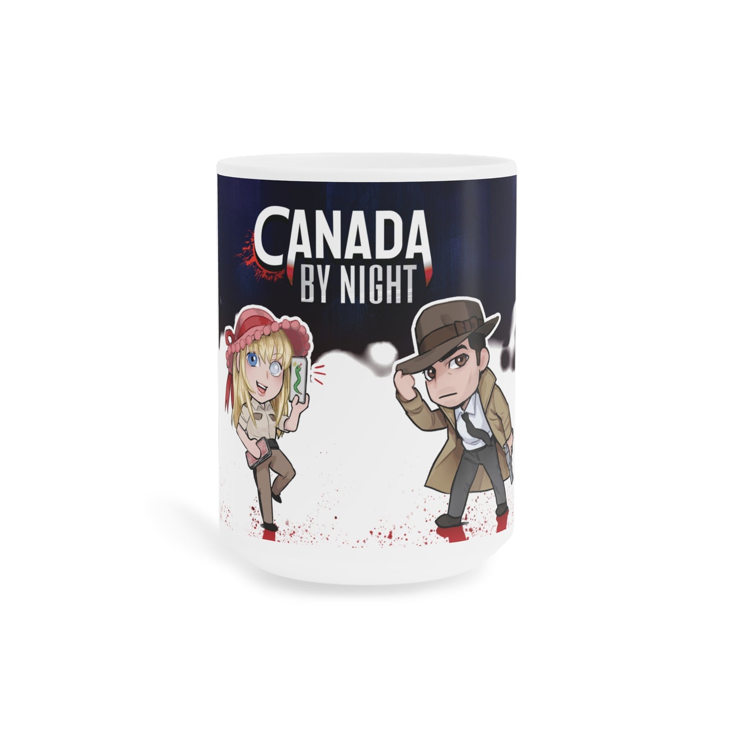 Canada by Night: Chibi Mug