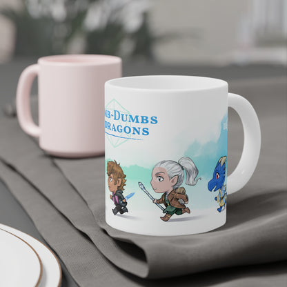 Dumb-Dumbs & Dragons: Chibi BIG Mugs (15oz & 20oz)