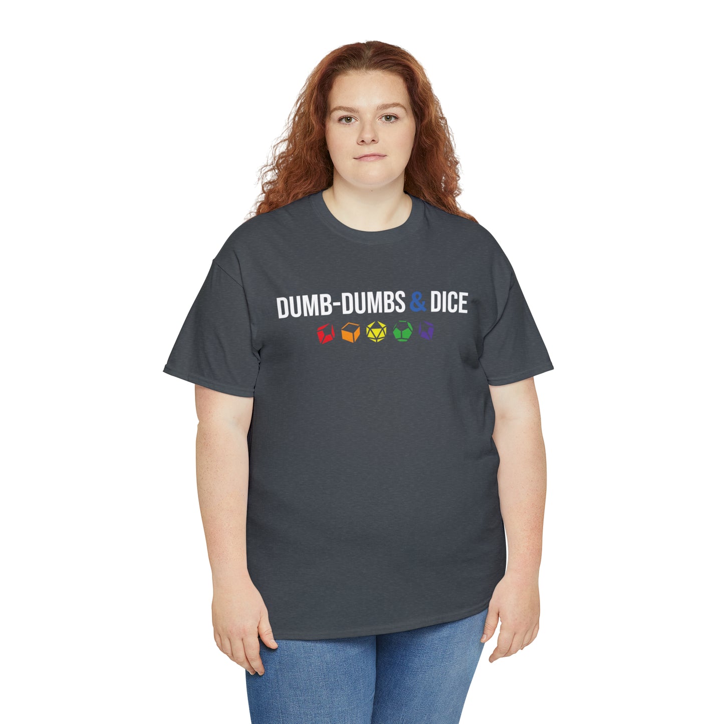 Dumb-Dumbs & Dice Logo and Dice Pride Tee