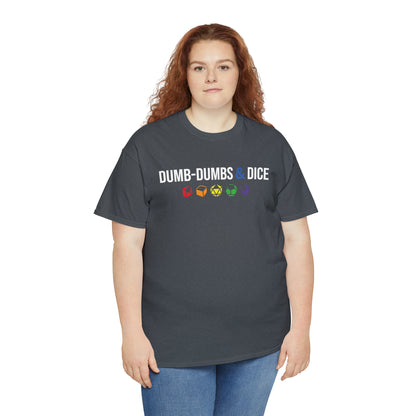 Dumb-Dumbs & Dice Logo and Dice Pride Tee