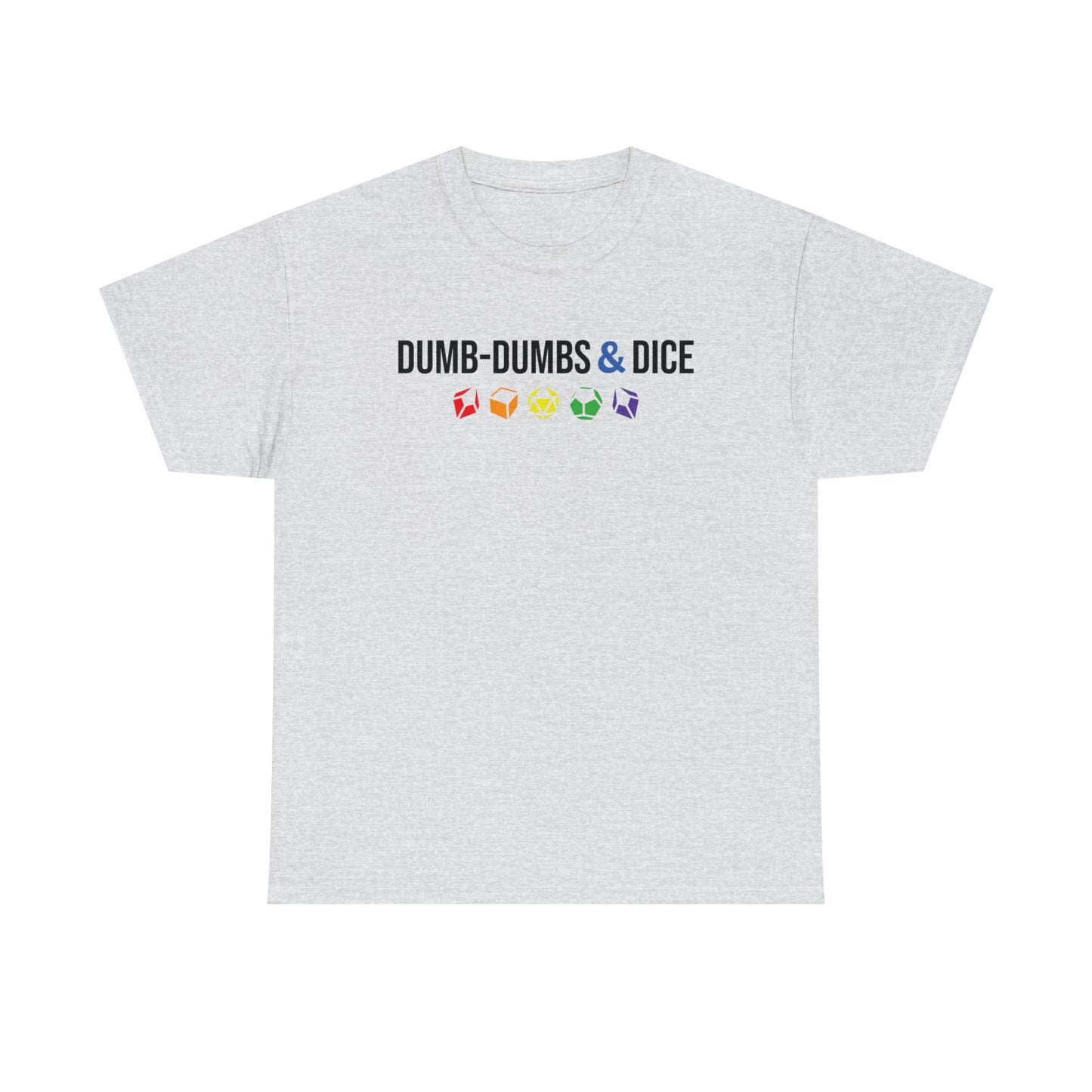 Dumb-Dumbs & Dice Logo and Dice Pride Tee