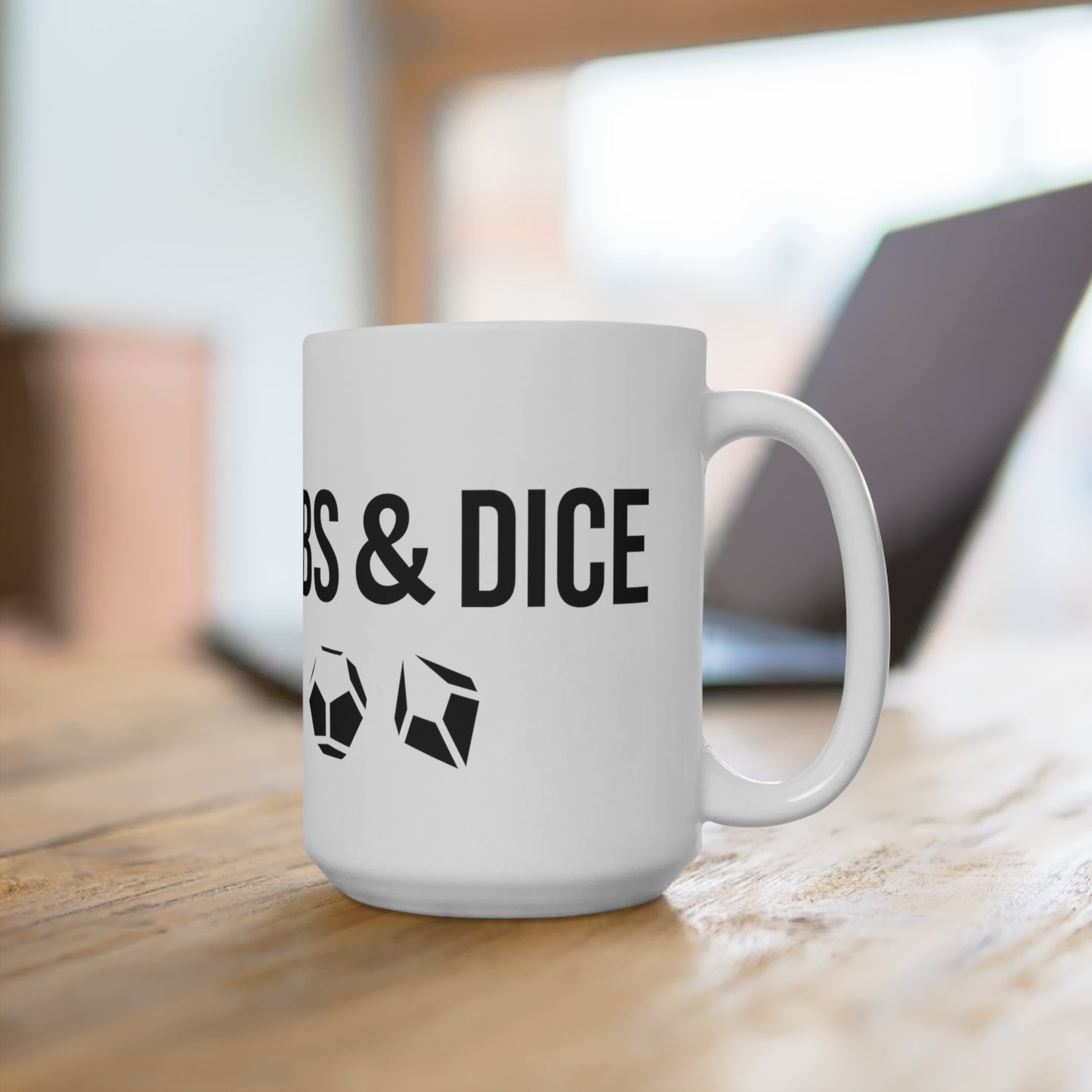 Dumb-Dumbs & Dice: Company Mug