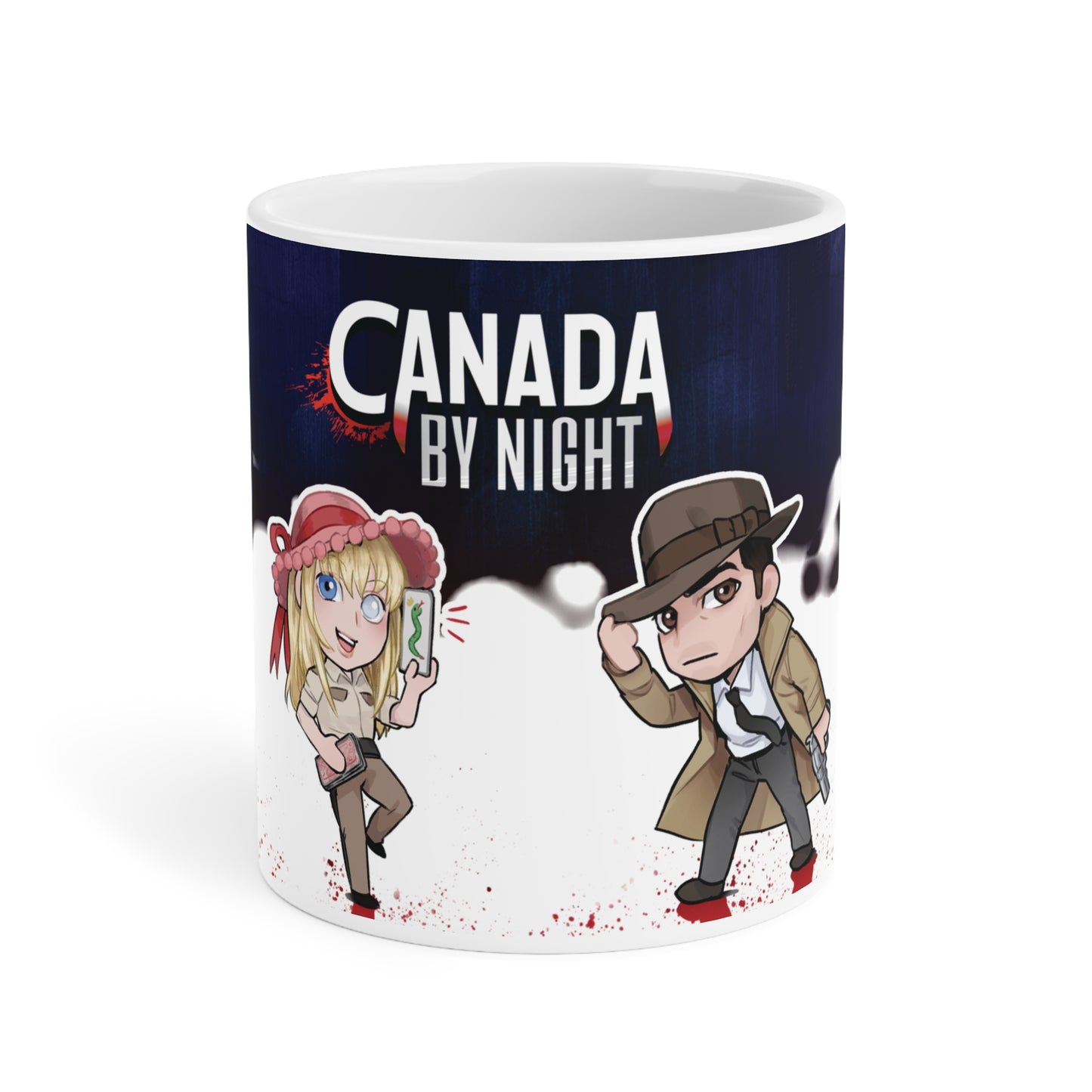 Canada by Night: Chibi Mug