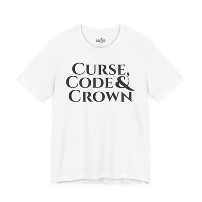 Curse, Code & Crown: Logo Tee