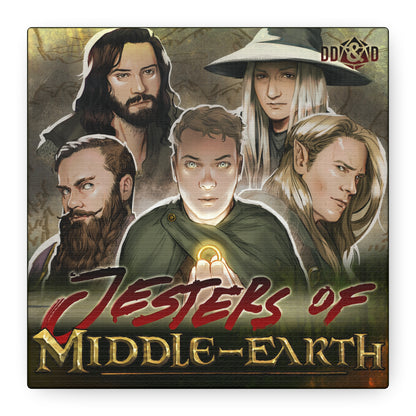 Jesters of Middle-earth Logo Canvas Print