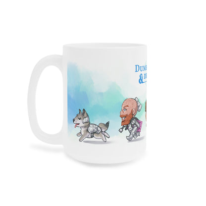 Dumb-Dumbs & Dragons: Chibi BIG Mugs (15oz & 20oz)