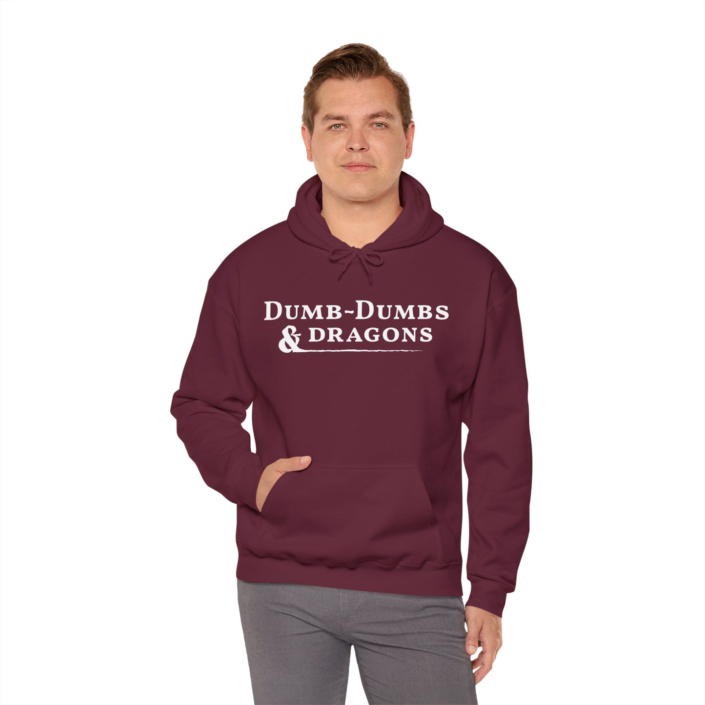 Dumb-Dumbs & Dragons: Logo & Original Trio Hoodie