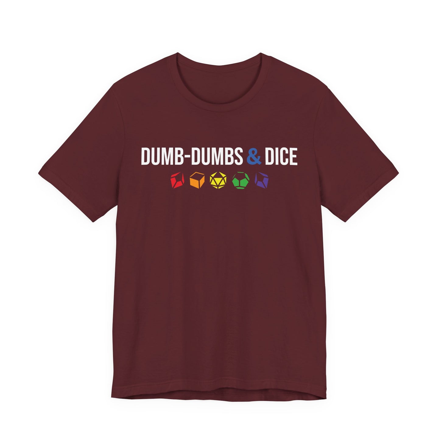 Dumb-Dumbs & Dice Company Logo Pride Tee