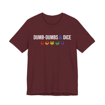 Dumb-Dumbs & Dice Company Logo Pride Tee