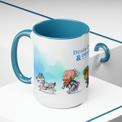 Dumb-Dumbs & Dragons: Chibi BIG Mug (15oz)