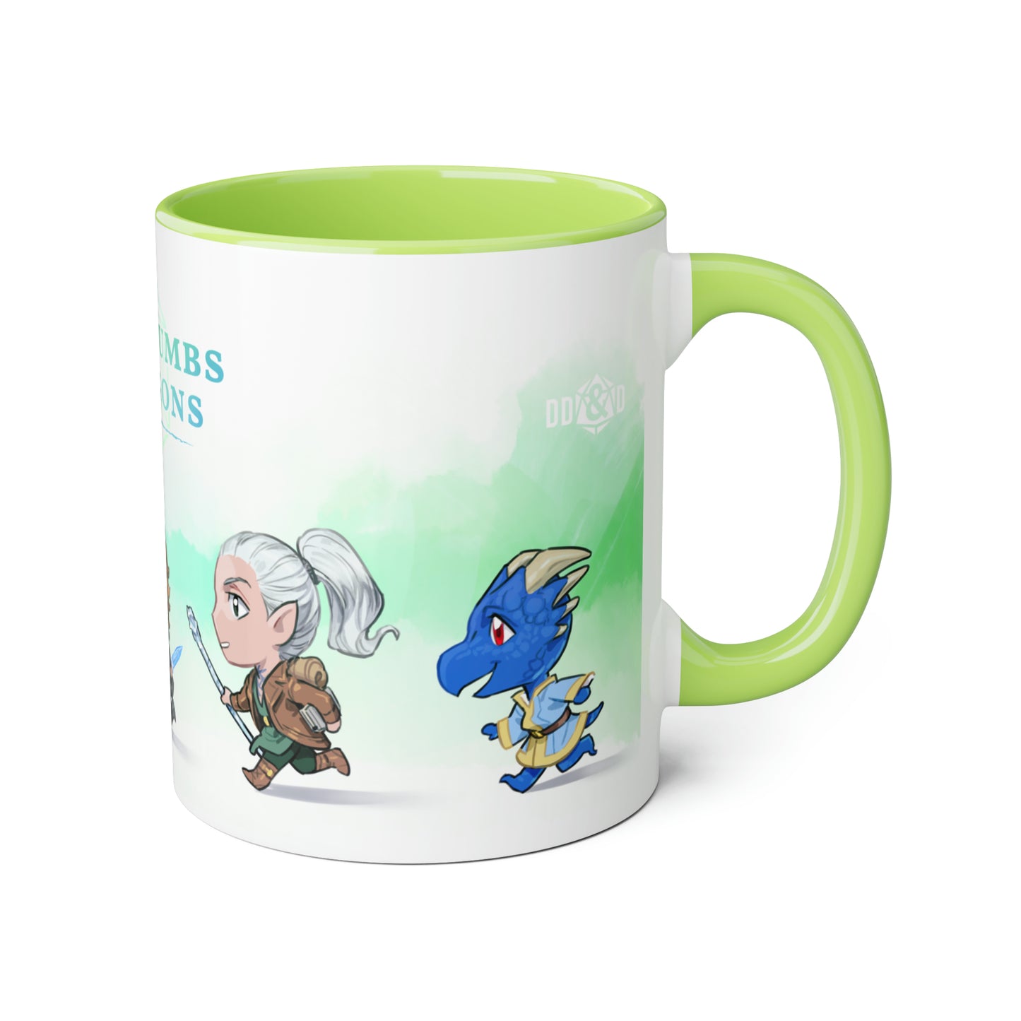 Dumb-Dumbs & Dragons: Chibi Mug (11oz)