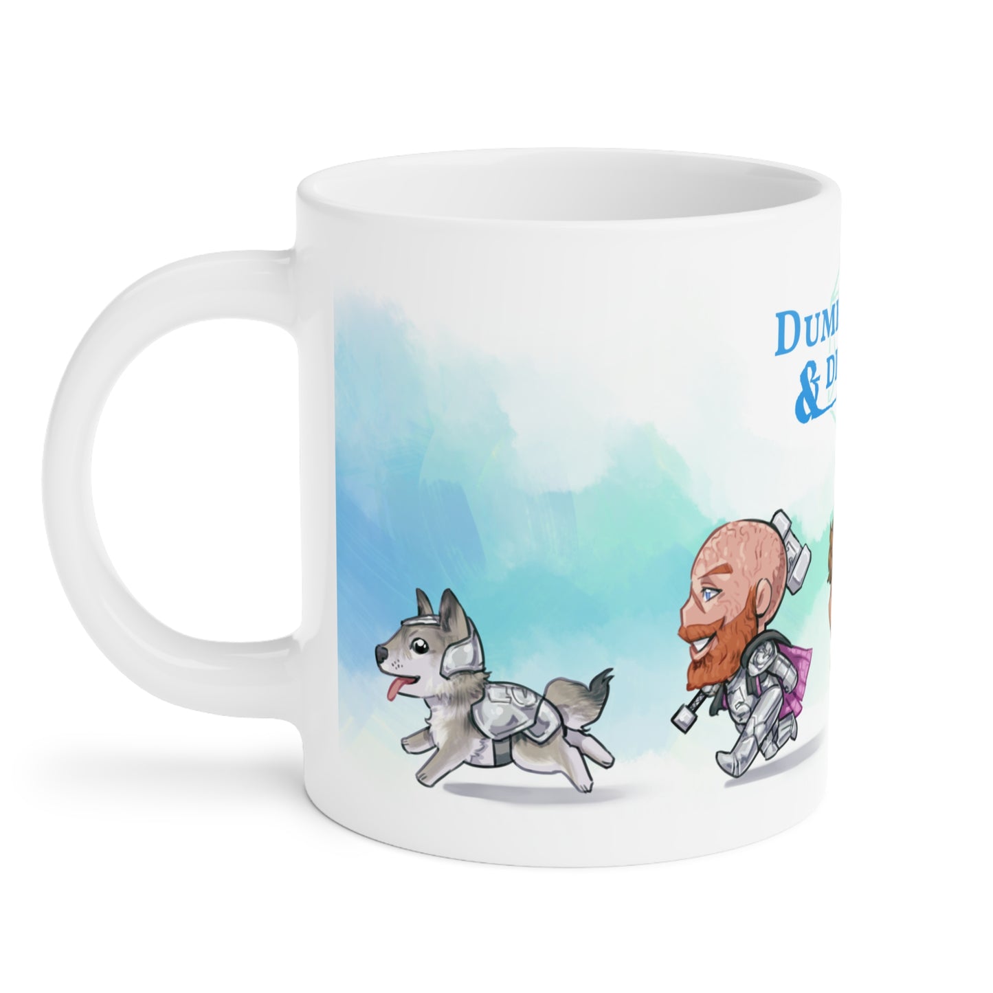 Dumb-Dumbs & Dragons: Chibi BIG Mugs (15oz & 20oz)