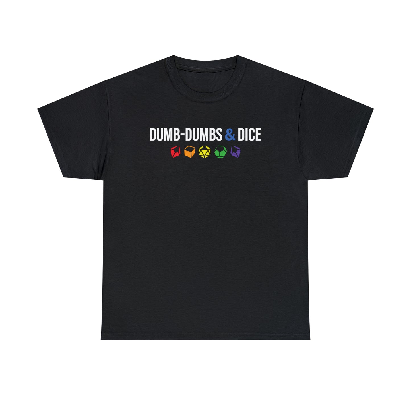 Dumb-Dumbs & Dice Logo and Dice Pride Tee