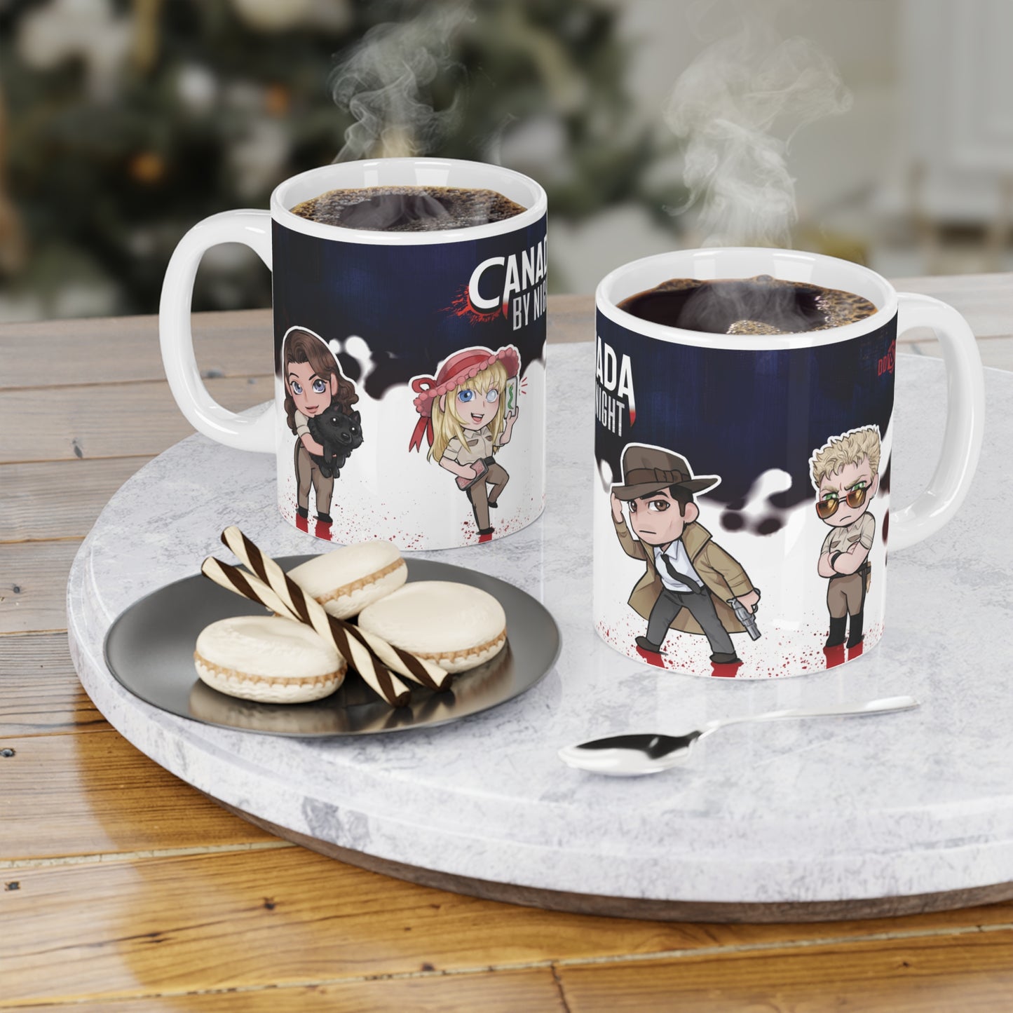 Canada by Night: Chibi Mug