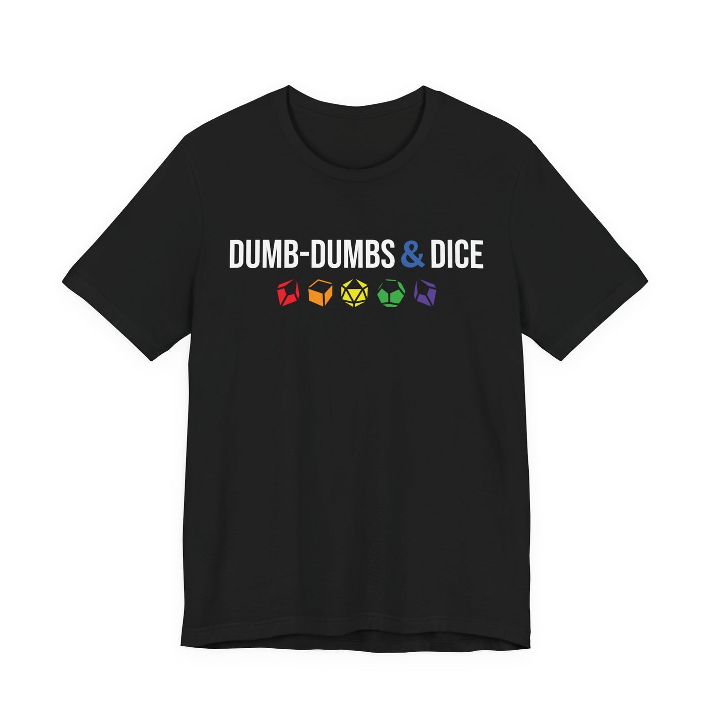 Dumb-Dumbs & Dice Company Logo Pride Tee