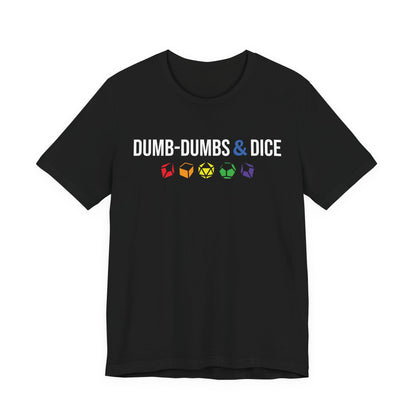 Dumb-Dumbs & Dice Company Logo Pride Tee