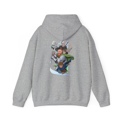 Dumb-Dumbs & Dragons: Logo & Original Trio Hoodie