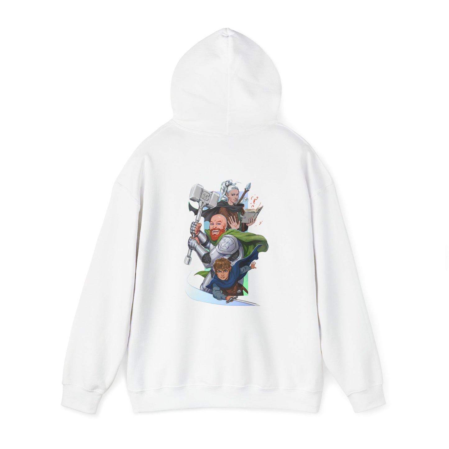 Dumb-Dumbs & Dragons: Logo & Original Trio Hoodie