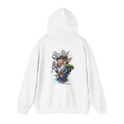 Dumb-Dumbs & Dragons: Logo & Original Trio Hoodie