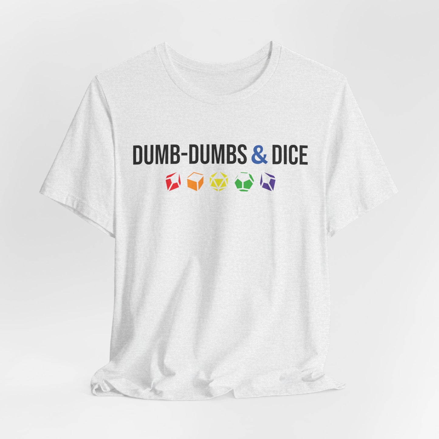 Dumb-Dumbs & Dice Company Logo Pride Tee