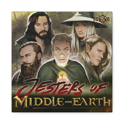 Jesters of Middle-earth Logo Canvas Print