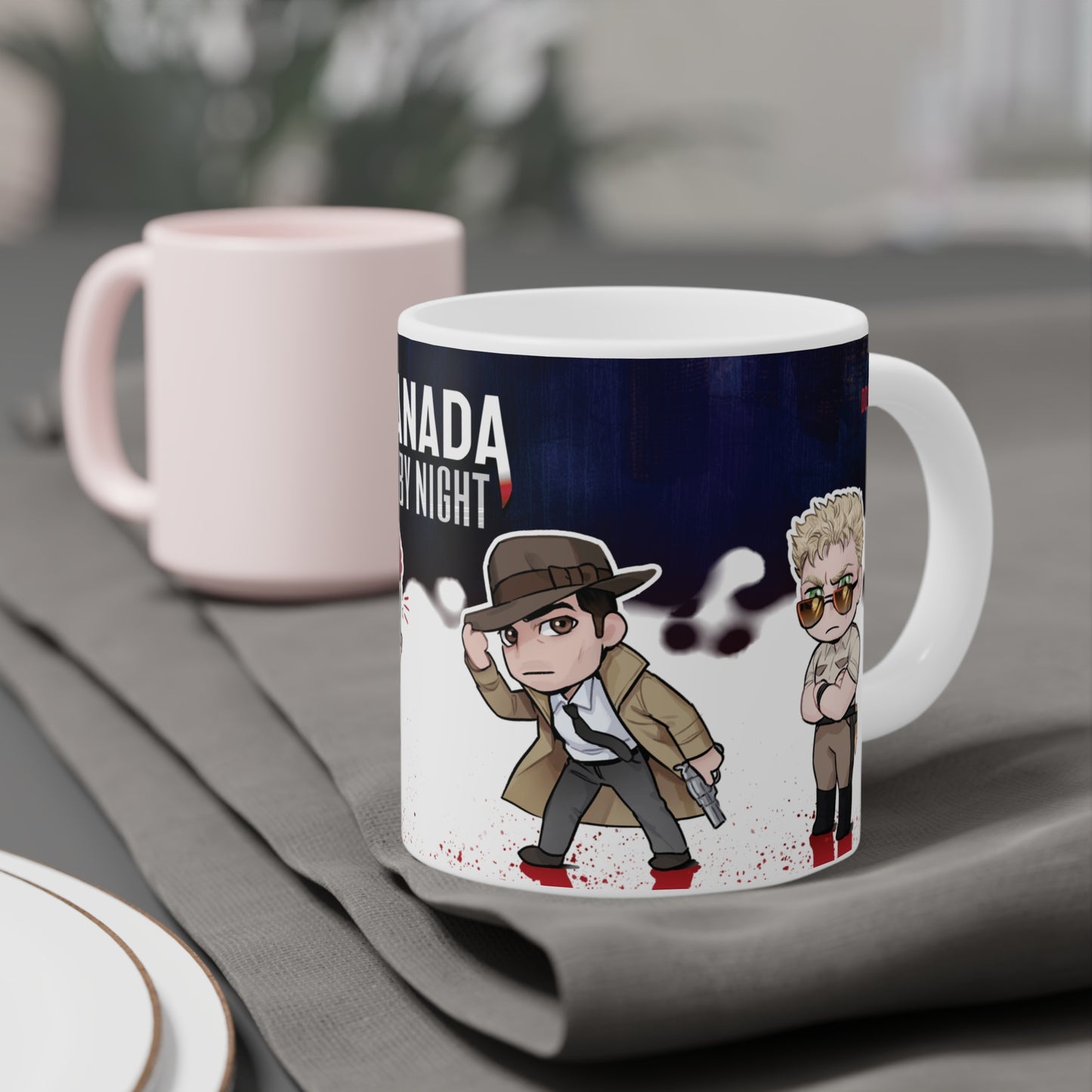 Canada by Night: Chibi Mug