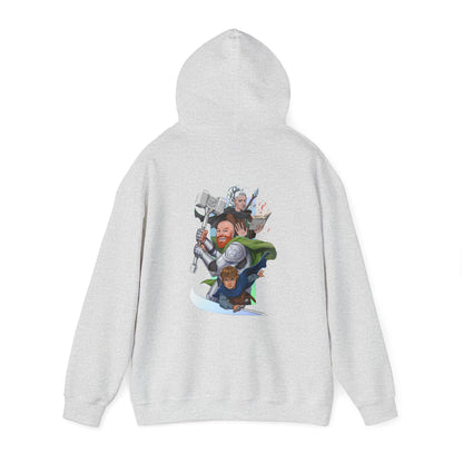 Dumb-Dumbs & Dragons: Logo & Original Trio Hoodie