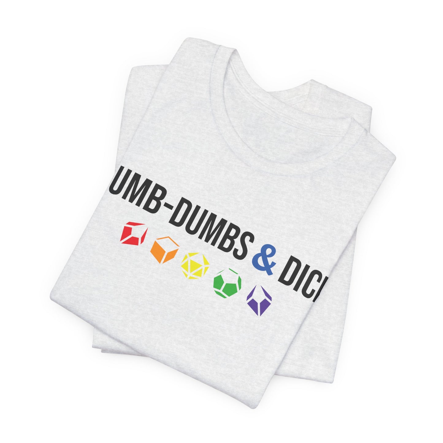 Dumb-Dumbs & Dice Company Logo Pride Tee