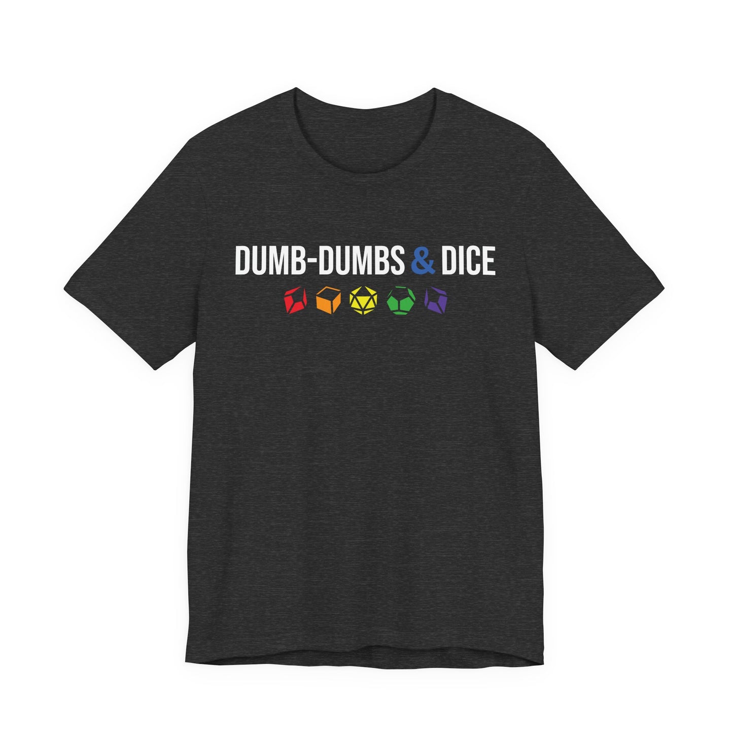 Dumb-Dumbs & Dice Company Logo Pride Tee