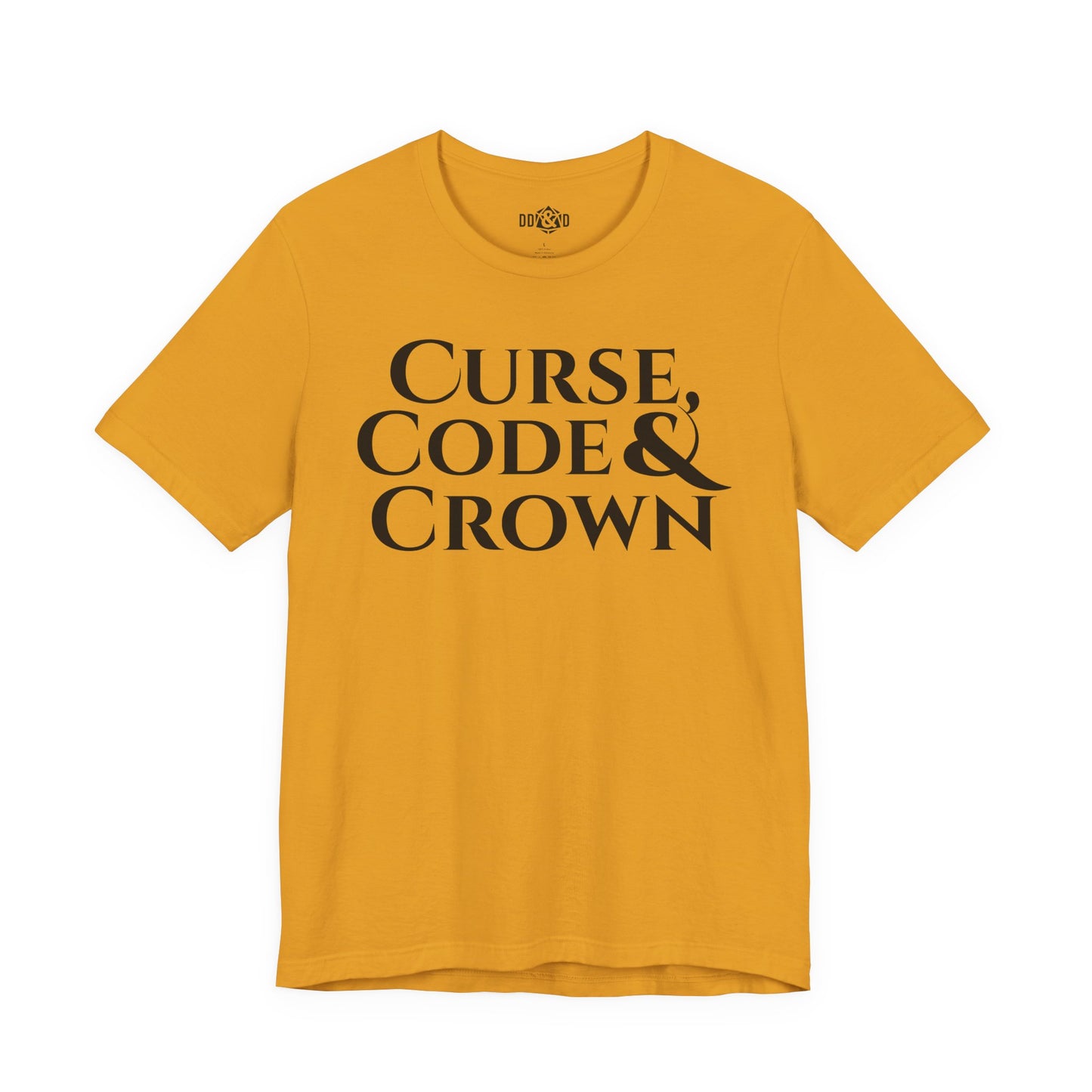 Curse, Code & Crown: Logo Tee