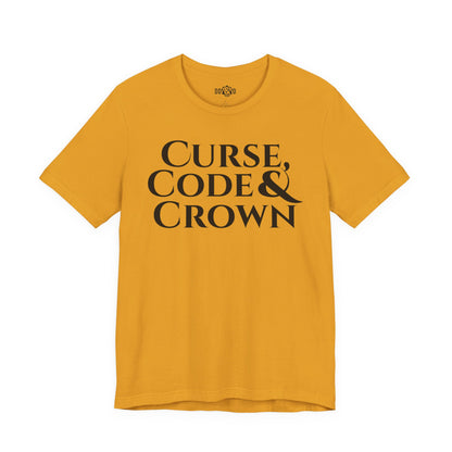 Curse, Code & Crown: Logo Tee