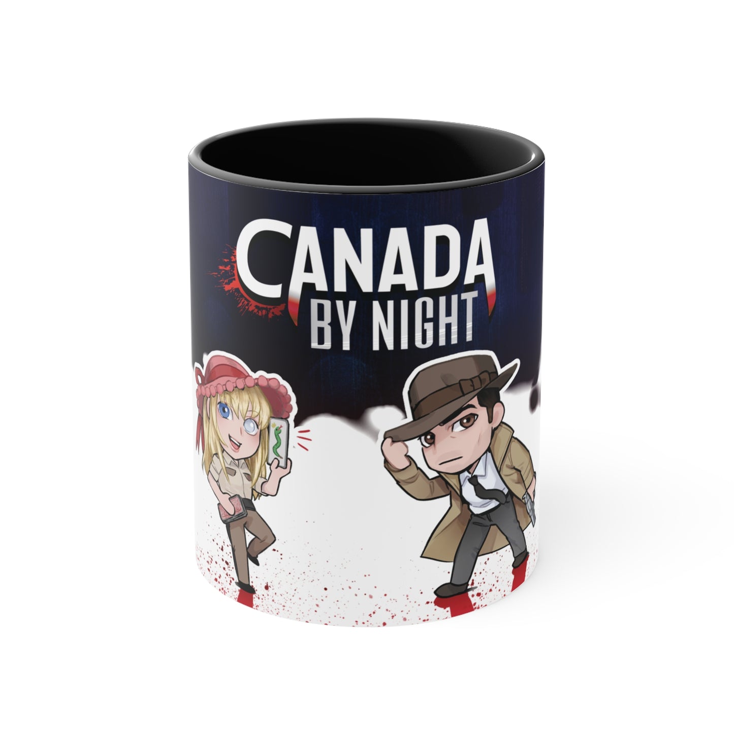 Canada by Night: Chibi Mug