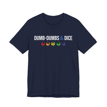 Dumb-Dumbs & Dice Company Logo Pride Tee