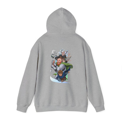 Dumb-Dumbs & Dragons: Logo & Original Trio Hoodie