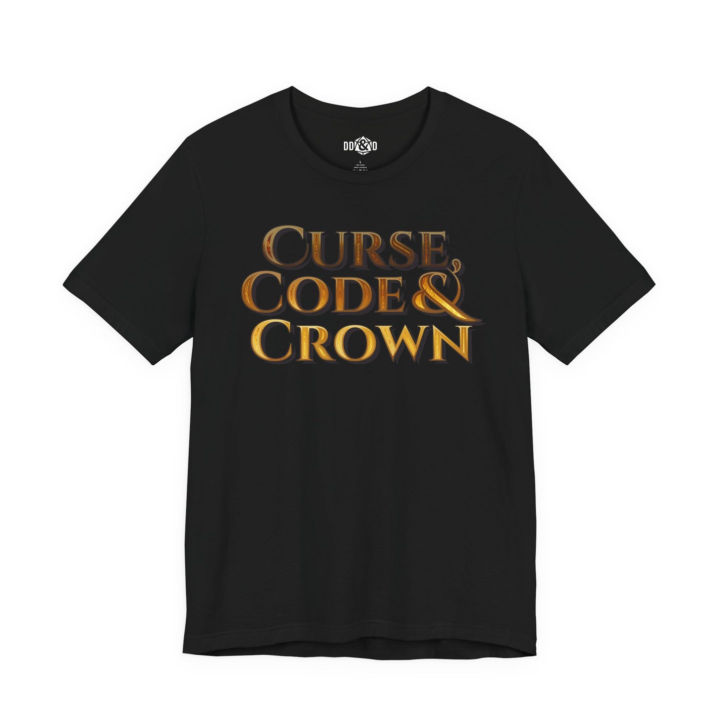 Curse, Code & Crown: Logo Tee