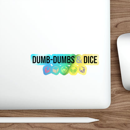 Dumb-Dumbs & Dice: Pride Logo Stickers