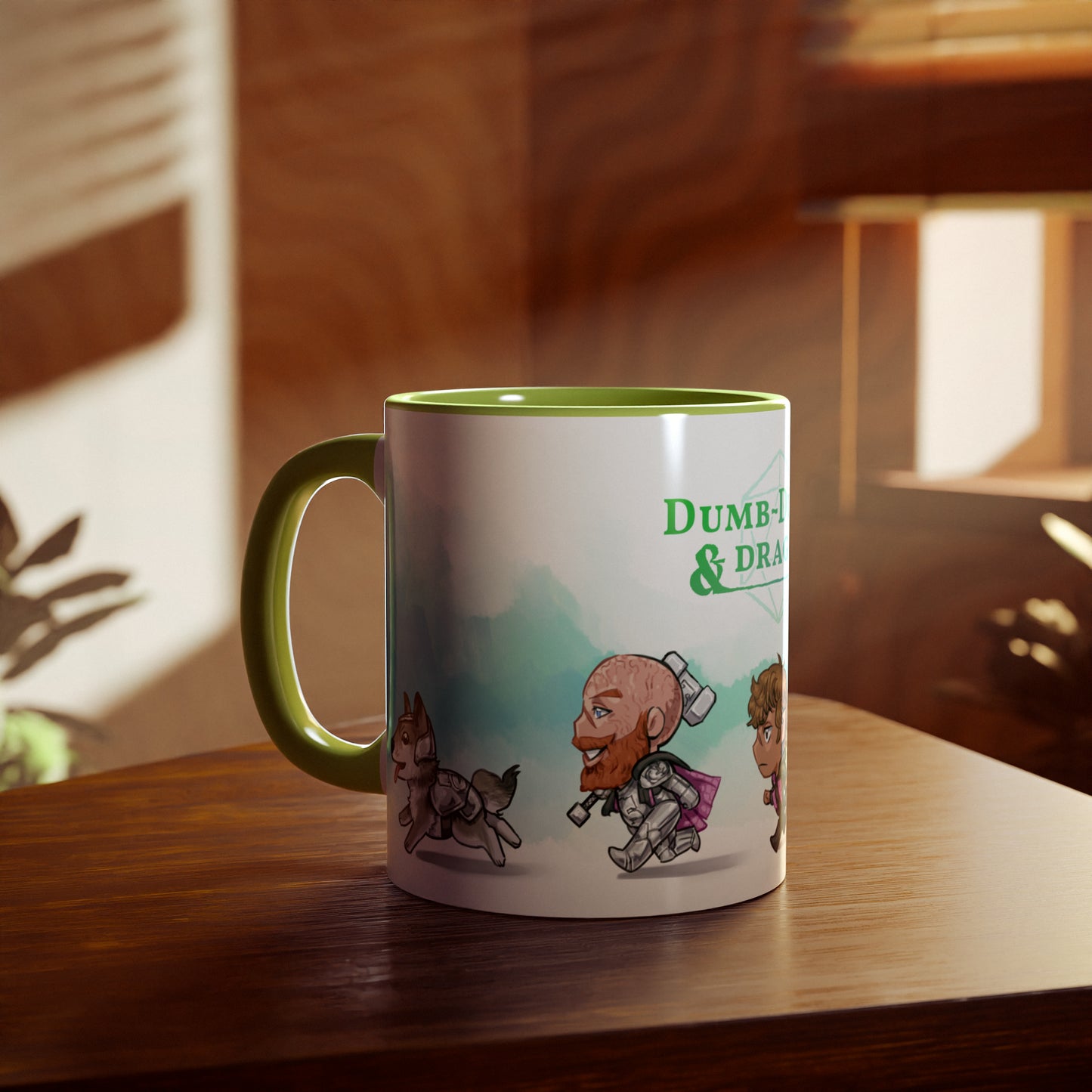 Dumb-Dumbs & Dragons: Chibi Mug (11oz)